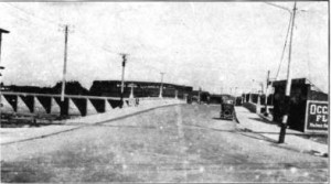 View of the newly completed bridge 1920.
