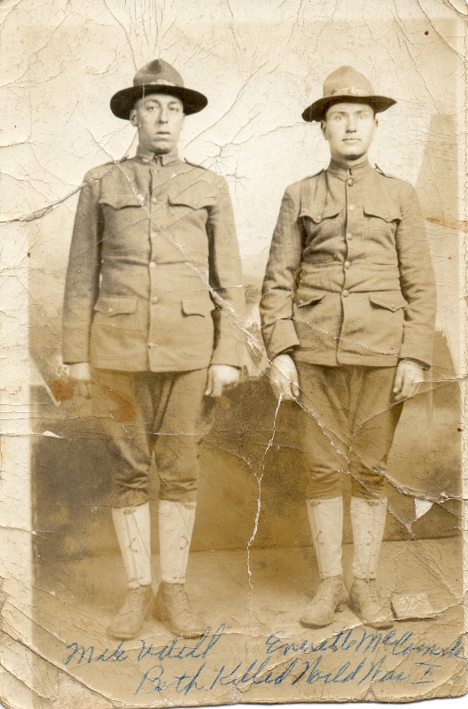 Mike Udell and Everett McCormick, 1917